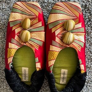 Goody Slippers with Gold Balls -woman Size S